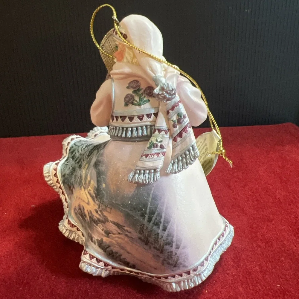 Ashton drake old world Santa Thomas Kinkade winter path of welcome ornament‎